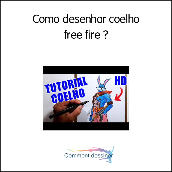 Como desenhar coelho free fire